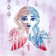 Diamond Dotz Kit Frozen II, ANNA SILHOUETTE 50 x 50cm